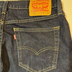 Levi's Dark Blue Slim Straight Jeans